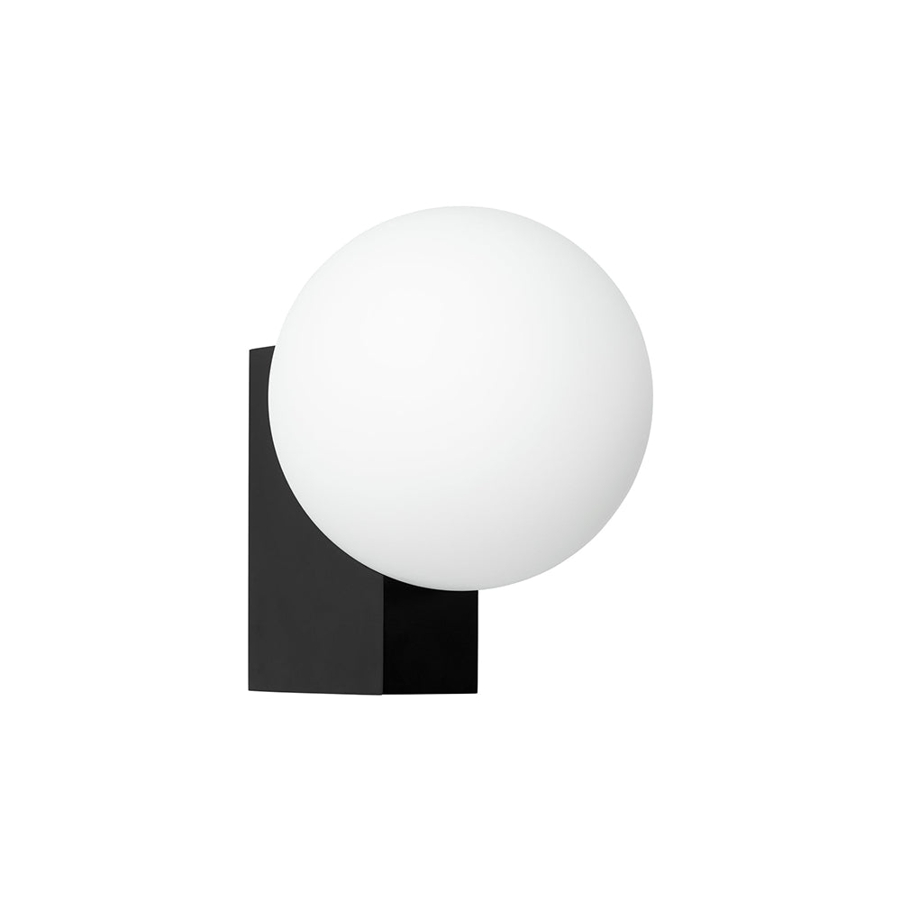 Journey Wall Lamp | Opal Glass & Metal | Black, Chrome, Pink
