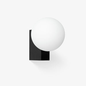 Journey Wall Lamp | Opal Glass & Metal | Black, Chrome, Pink