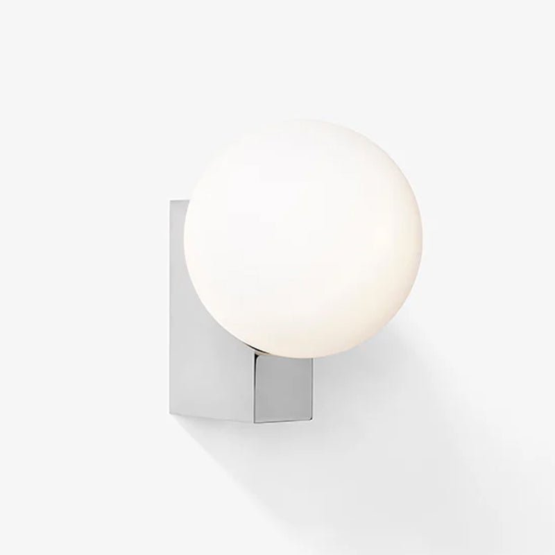 Journey Wall Lamp | Opal Glass & Metal | Black, Chrome, Pink