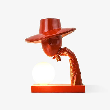 Juni Resin Novelty Lamp | Resin | Red, Blue