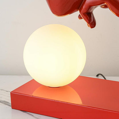 Juni Resin Novelty Lamp | Resin | Red, Blue