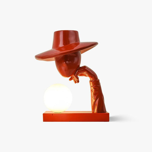 Juni Resin Novelty Lamp | Resin | Red, Blue