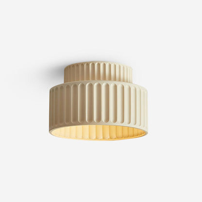 Kami Ceiling Lamp | White Resin & Acrylic | 23cm Diameter