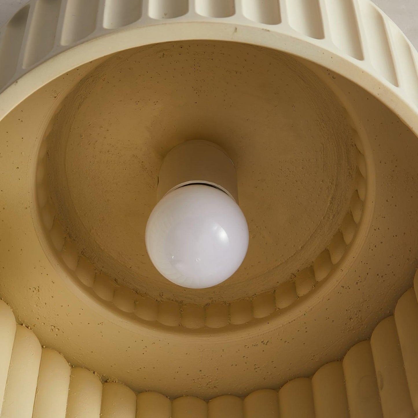 Kami Ceiling Lamp | White Resin & Acrylic | 23cm Diameter