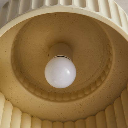 Kami Ceiling Lamp | White Resin & Acrylic | 23cm Diameter