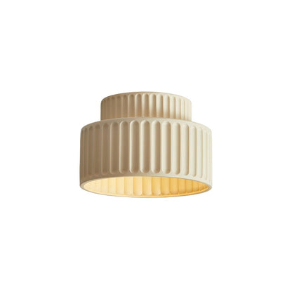 Kami Ceiling Lamp | White Resin & Acrylic | 23cm Diameter