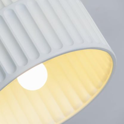 Kami Ceiling Lamp | White Resin & Acrylic | 23cm Diameter