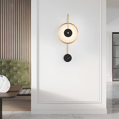 Kandy Alabaster Wall Lamp | Marble & Metal | Gold or Black
