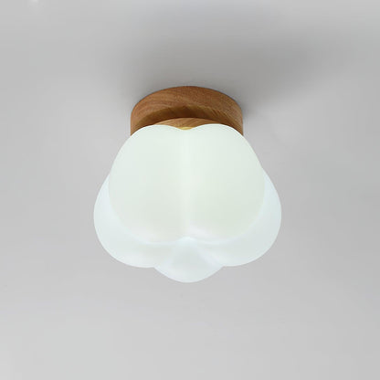 Kapok Flower Ceiling Lamp | Metal & Acrylic | White