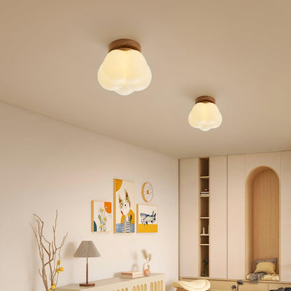 Kapok Flower Ceiling Lamp | Metal & Acrylic | White
