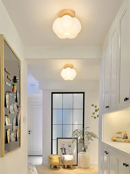 Kapok Flower Ceiling Lamp | Metal & Acrylic | White