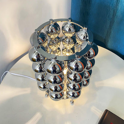 Kare Table Lamp | Stainless Steel Chrome Finish | 19cm Diameter