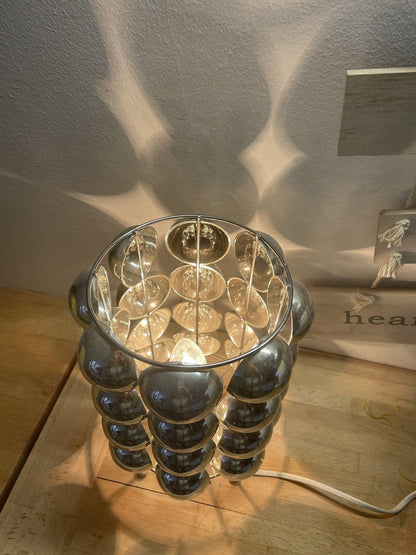 Kare Table Lamp | Stainless Steel Chrome Finish | 19cm Diameter