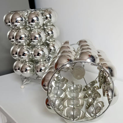 Kare Table Lamp | Stainless Steel Chrome Finish | 19cm Diameter