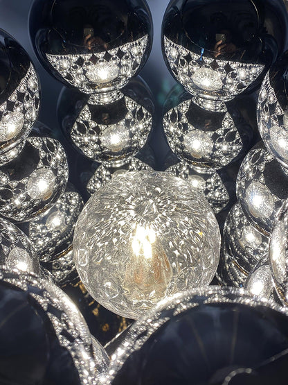 Kare Table Lamp | Stainless Steel Chrome Finish | 19cm Diameter