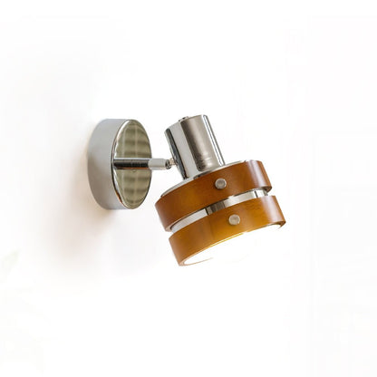 Karry Wall Lamp | Chrome & Walnut Wood | Japanese Design