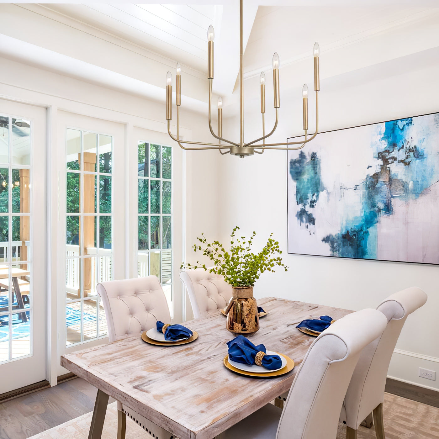 Kayla Dimmable Classic Chandelier