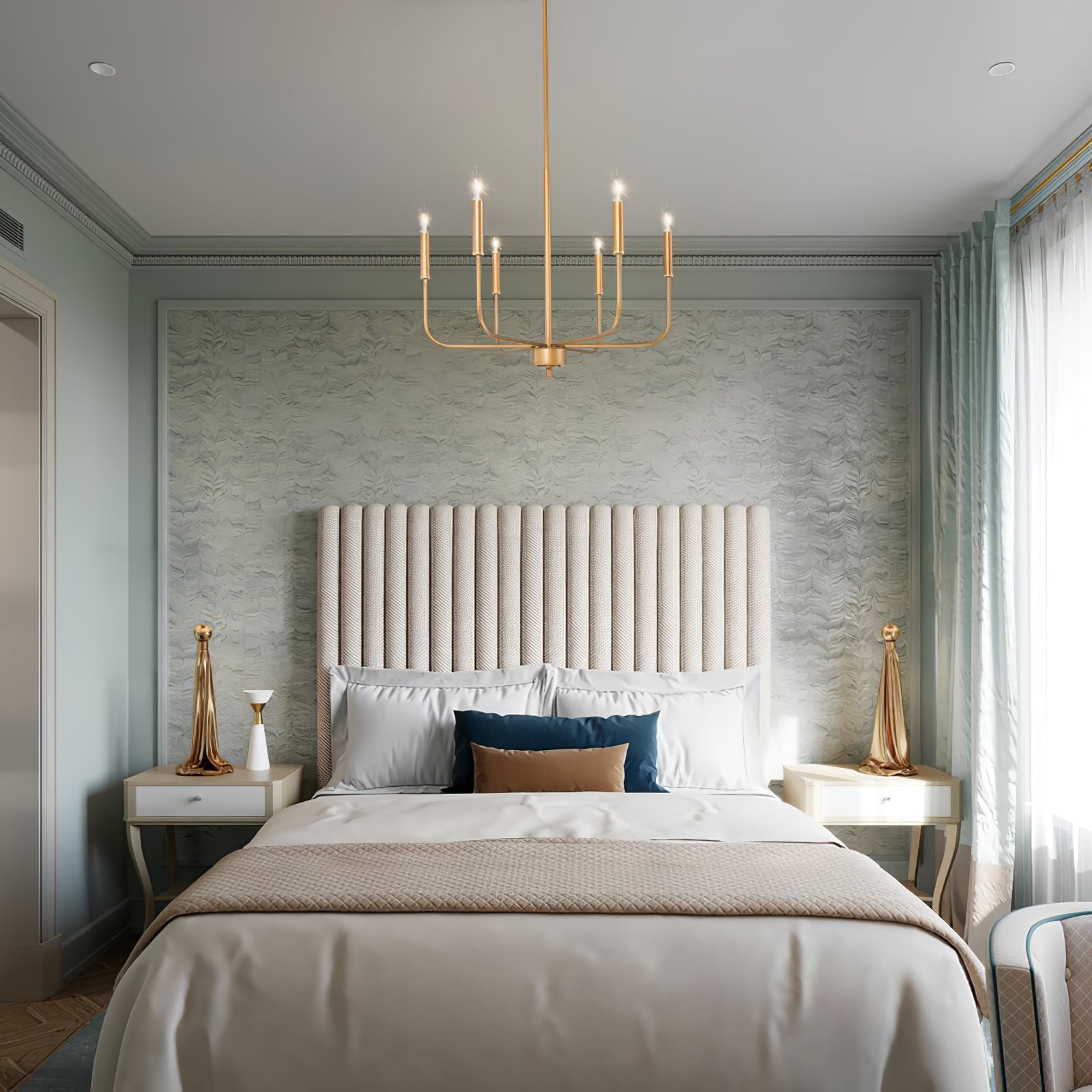 Kayla Dimmable Classic Chandelier