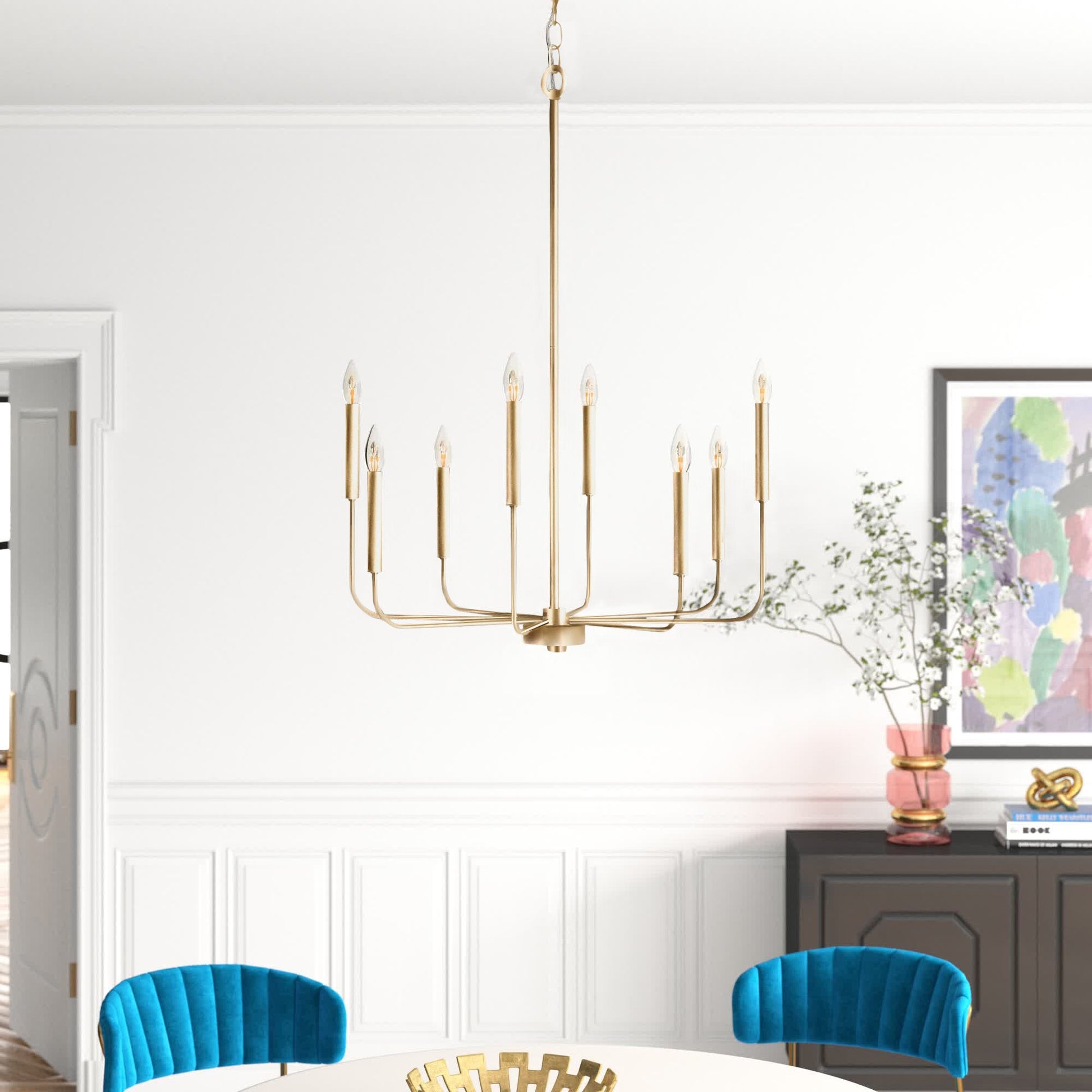 Kayla Dimmable Classic Chandelier