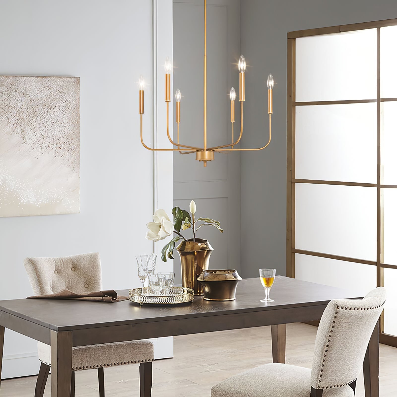 Kayla Dimmable Classic Chandelier