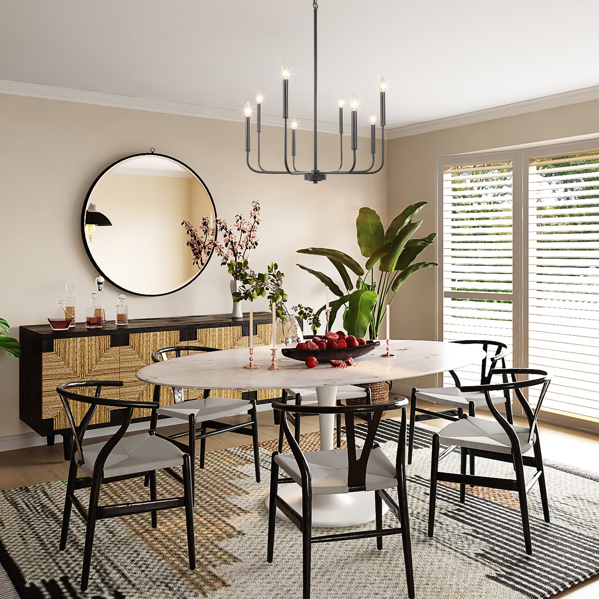 Kayla Dimmable Classic Chandelier
