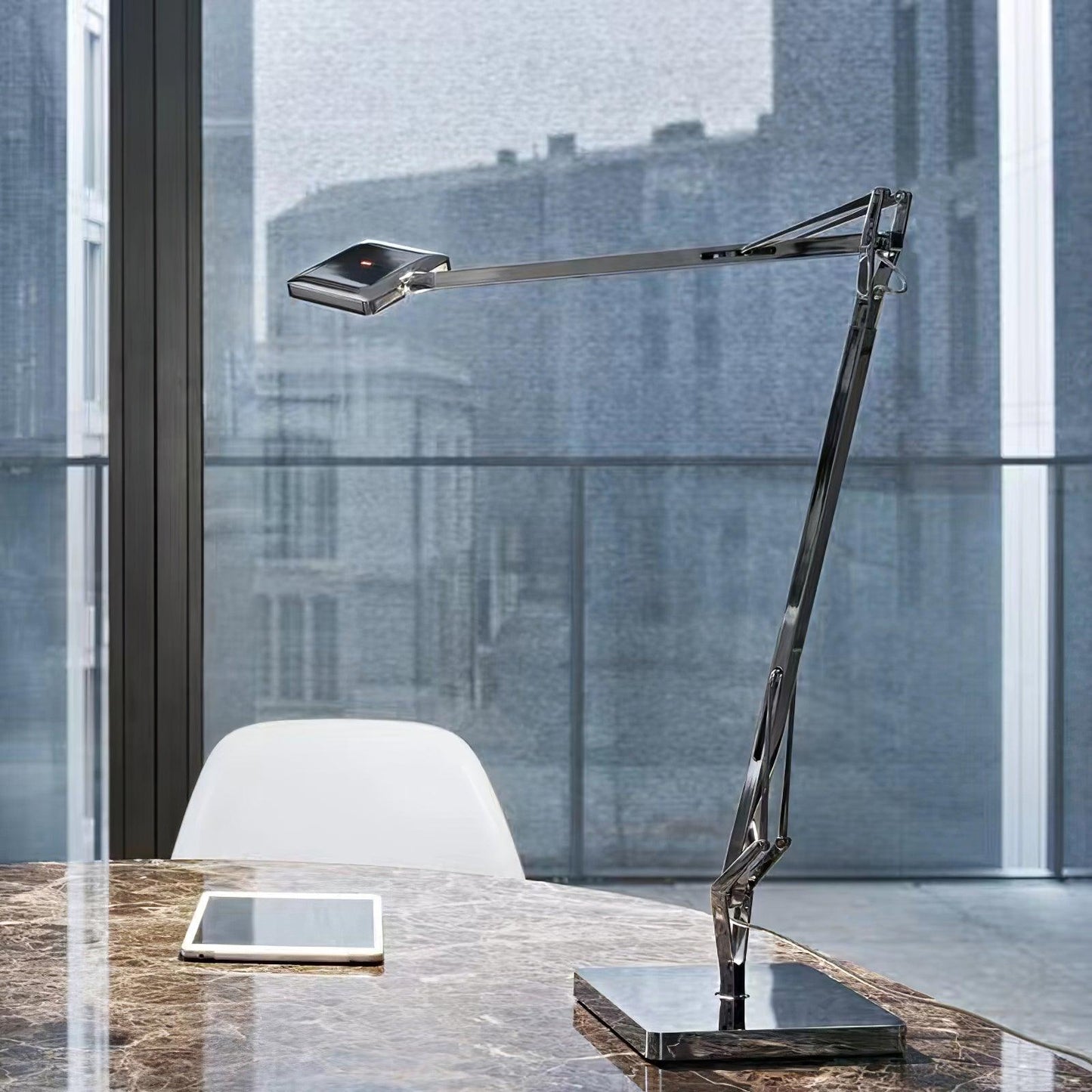 Edge Table Lamp | Aluminum & Iron | Black