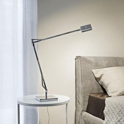 Edge Table Lamp | Aluminum & Iron | Black