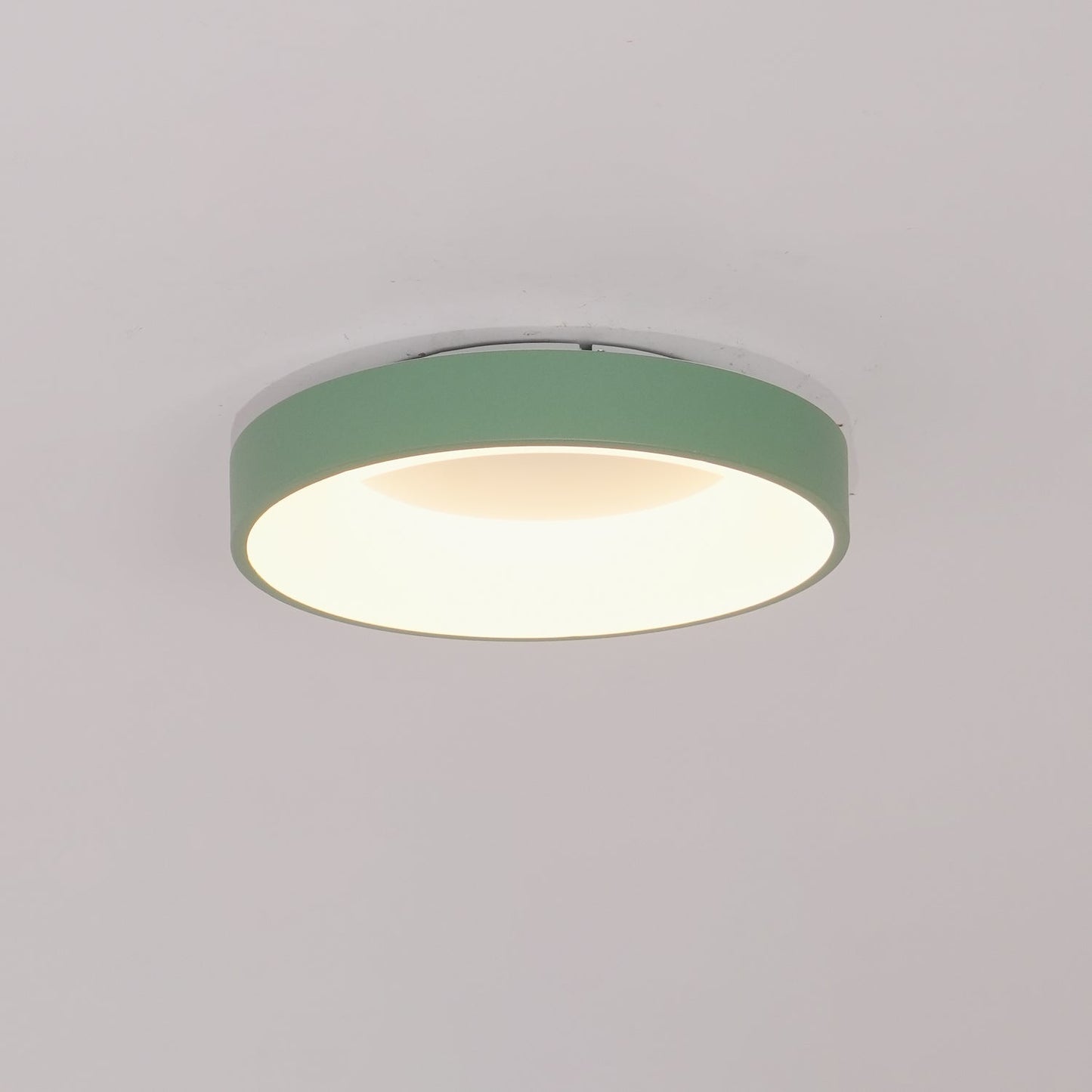 Keno Ceiling Lamp | Iron & Acrylic | White or Green