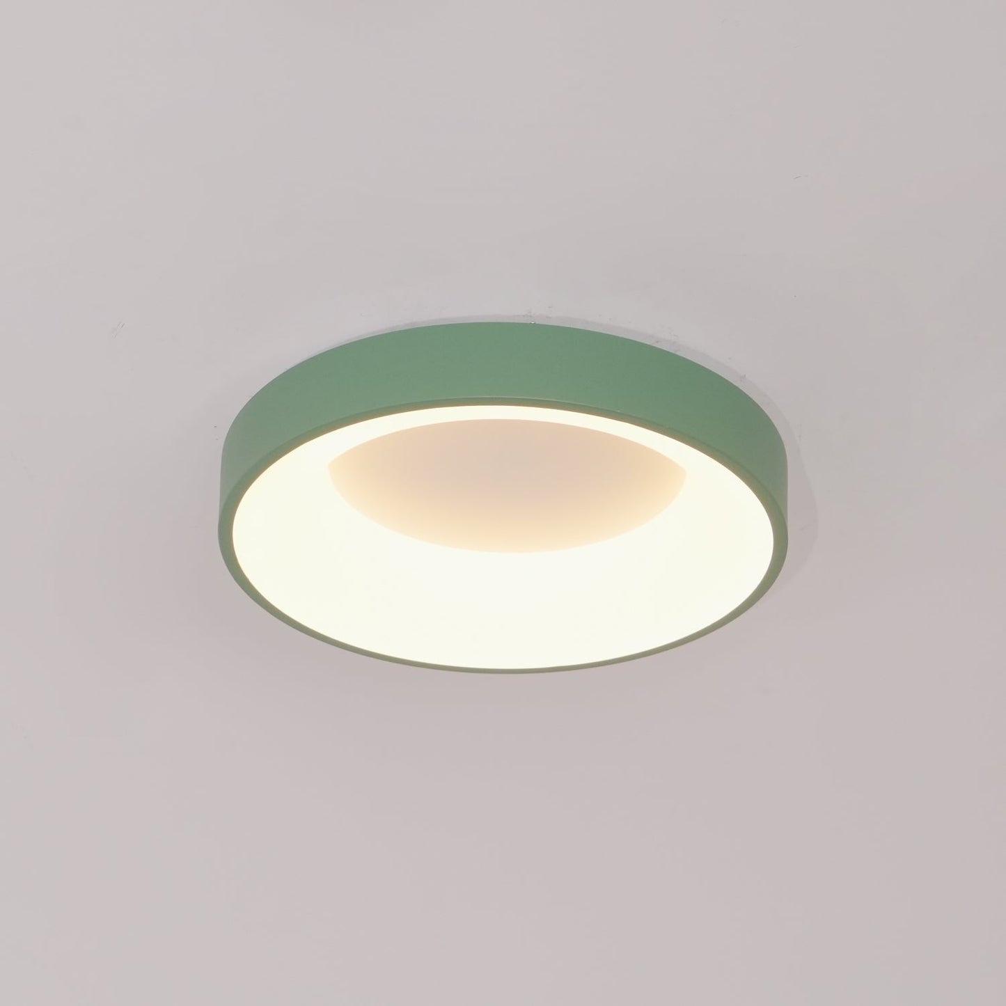 Keno Ceiling Lamp | Iron & Acrylic | White or Green
