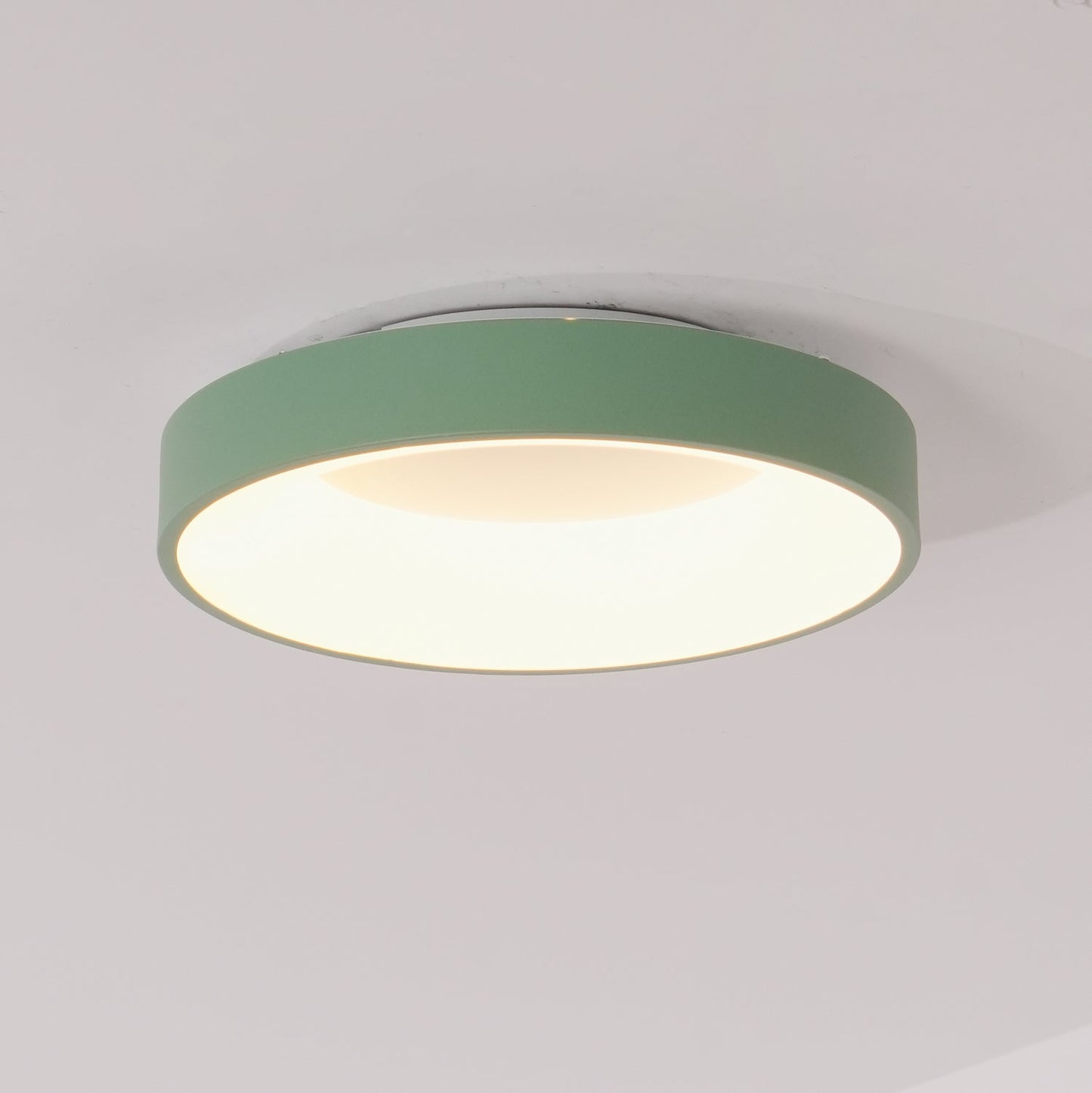 Keno Ceiling Lamp | Iron & Acrylic | White or Green
