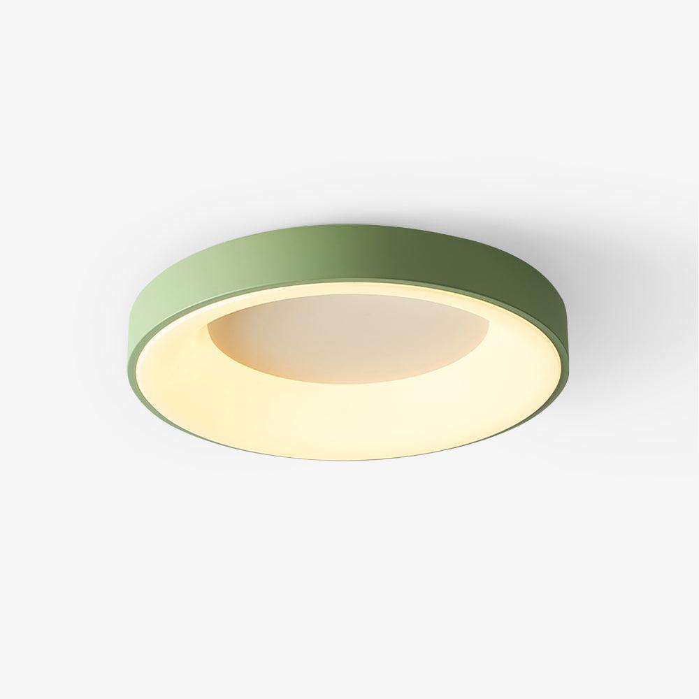 Keno Ceiling Lamp | Iron & Acrylic | White or Green