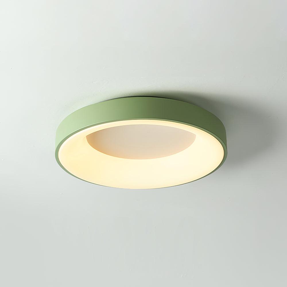Keno Ceiling Lamp | Iron & Acrylic | White or Green