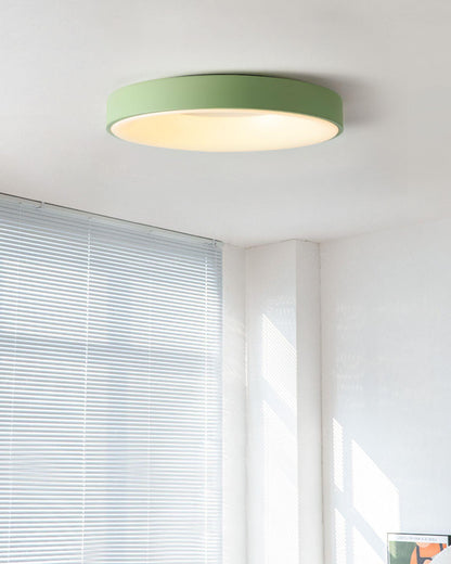 Keno Ceiling Lamp | Iron & Acrylic | White or Green