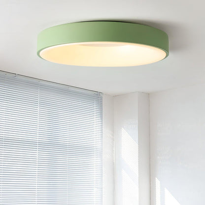 Keno Ceiling Lamp | Iron & Acrylic | White or Green