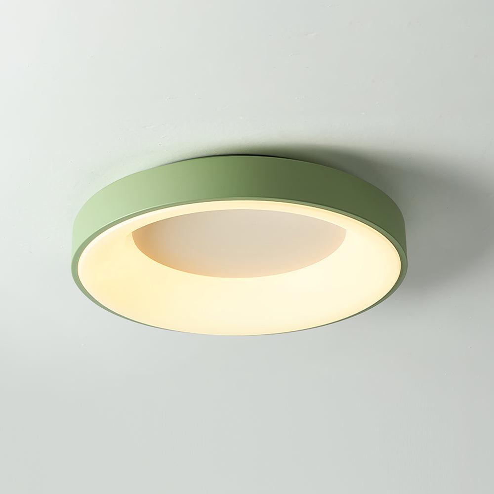 Keno Ceiling Lamp | Iron & Acrylic | White or Green