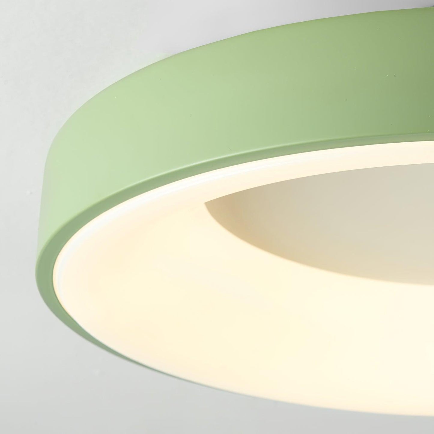 Keno Ceiling Lamp | Iron & Acrylic | White or Green