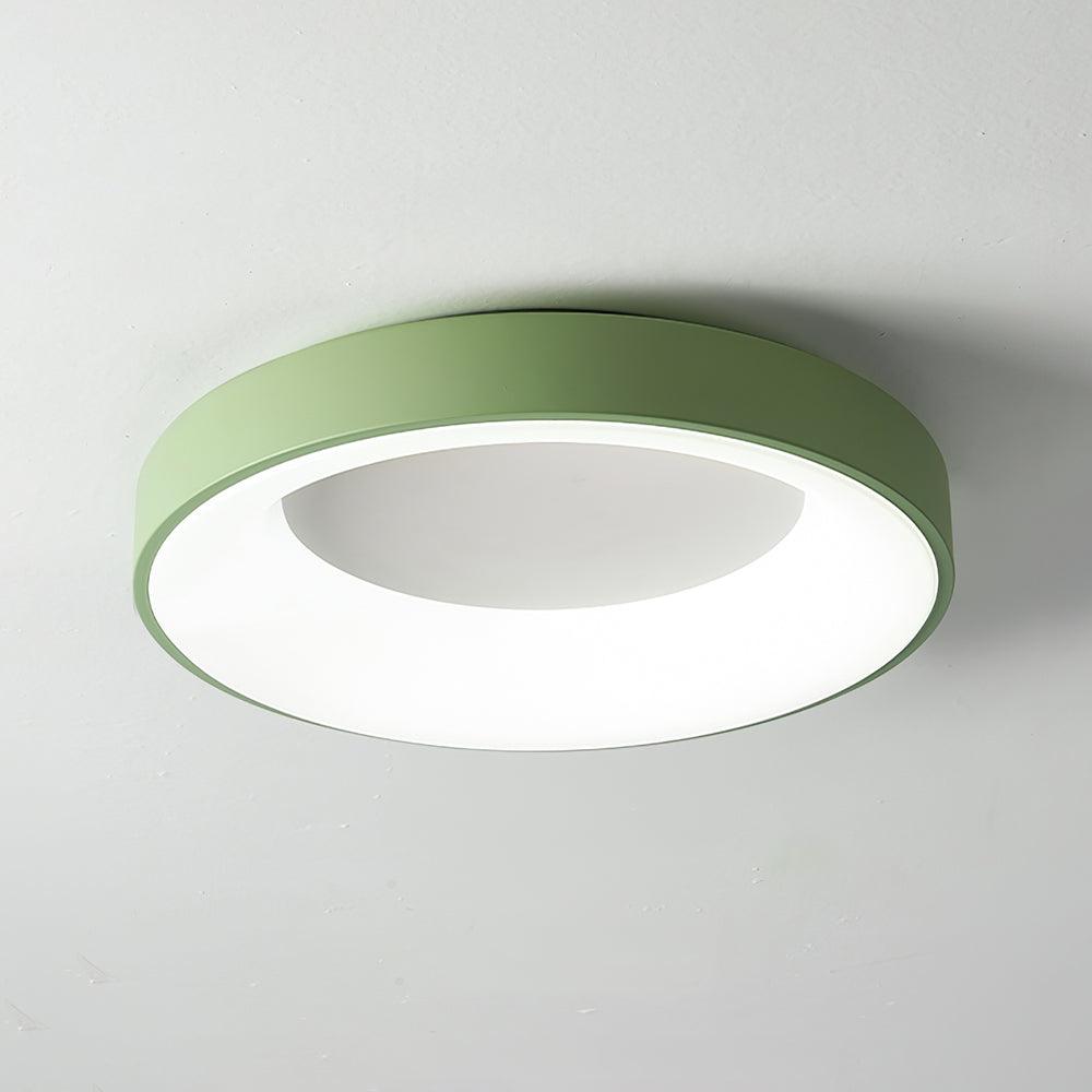 Keno Ceiling Lamp | Iron & Acrylic | White or Green
