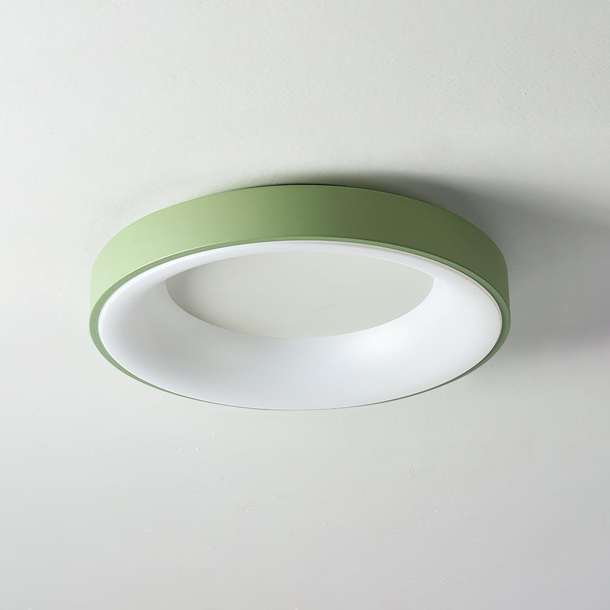 Keno Ceiling Lamp | Iron & Acrylic | White or Green