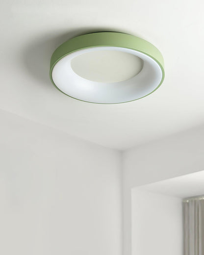 Keno Ceiling Lamp | Iron & Acrylic | White or Green