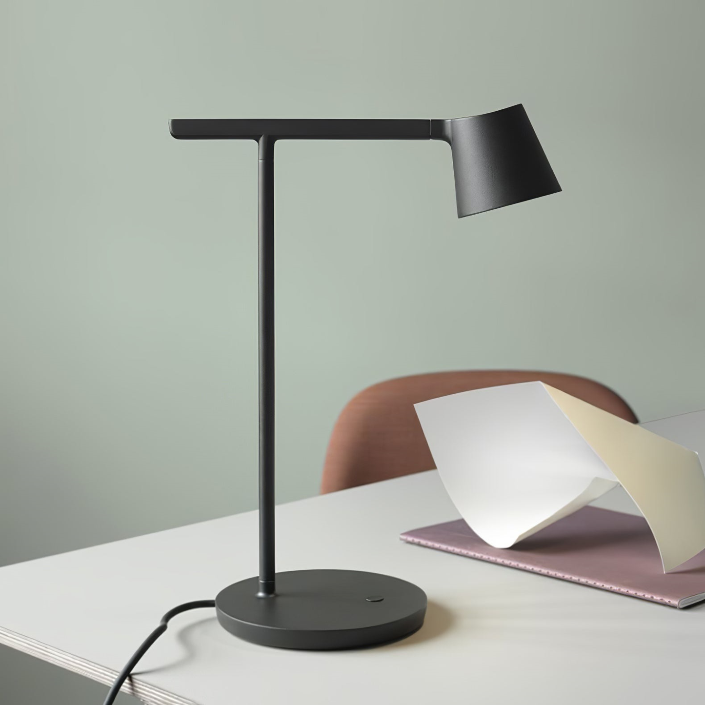Kepler Table Lamp | Adjustable Aluminum Design | Black, White, Red, Olive