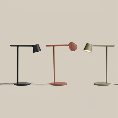 Kepler Table Lamp | Adjustable Aluminum Design | Black, White, Red, Olive