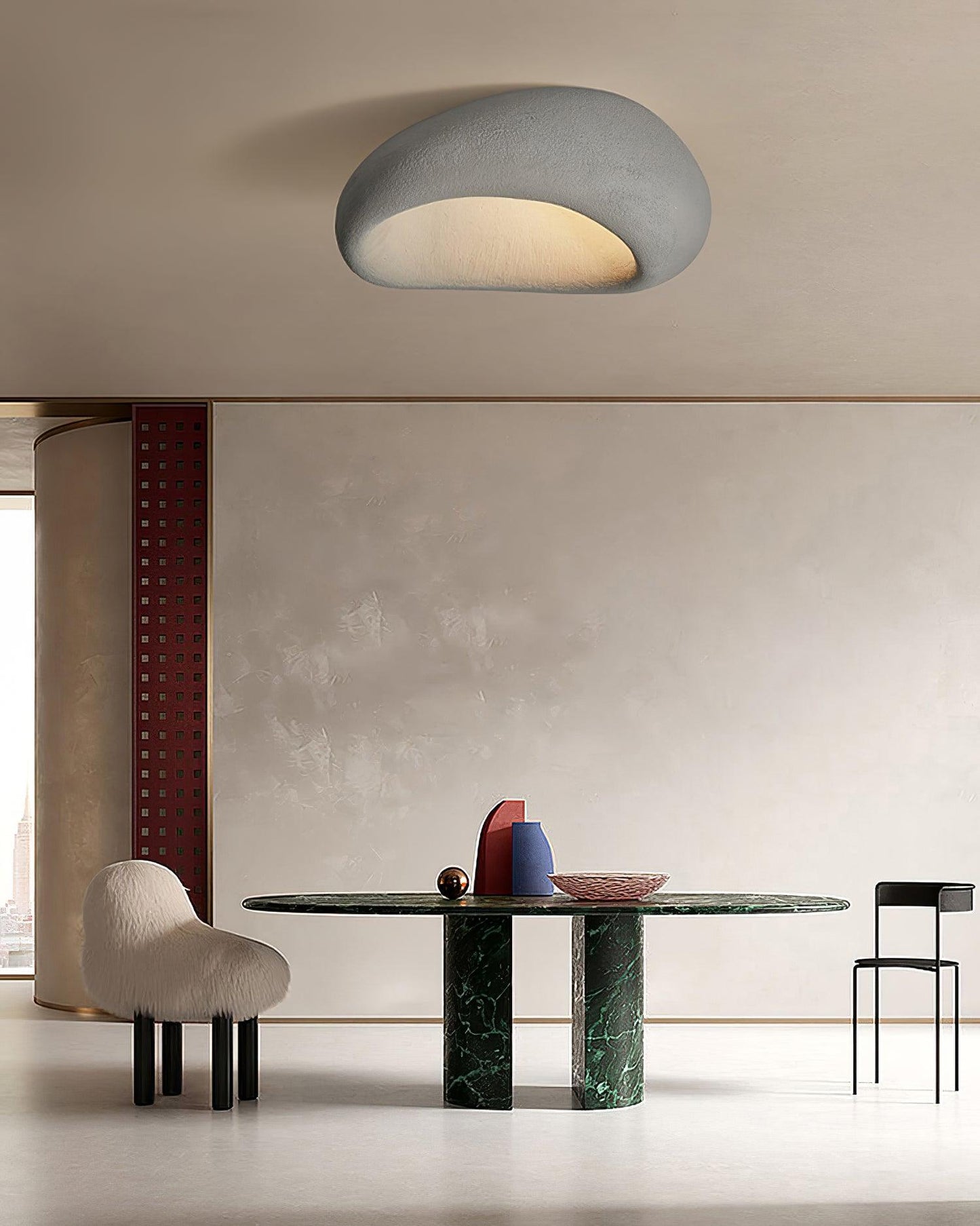 Khmara Ceiling Lamp | Japanese Moon Design | 45cm, 52cm, 60cm, 70cm, 80cm Options