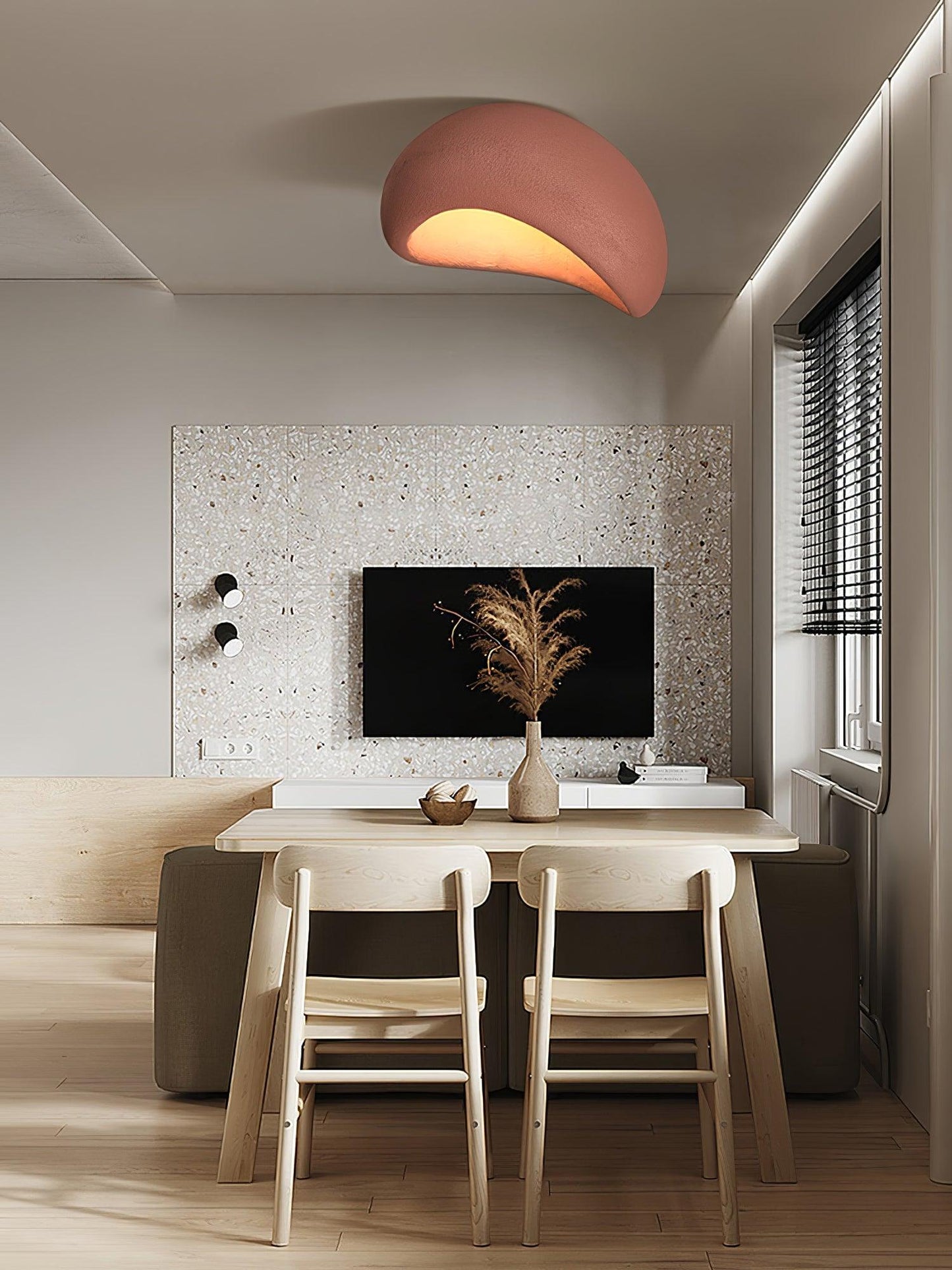 Khmara Ceiling Lamp | Japanese Moon Design | 45cm, 52cm, 60cm, 70cm, 80cm Options
