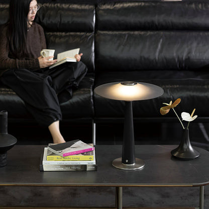 Kizu Peak Table Lamp | Minimalist Design | Black, Nickel