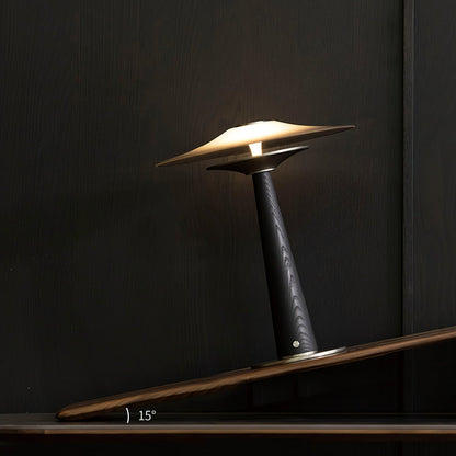 Kizu Peak Table Lamp | Minimalist Design | Black, Nickel
