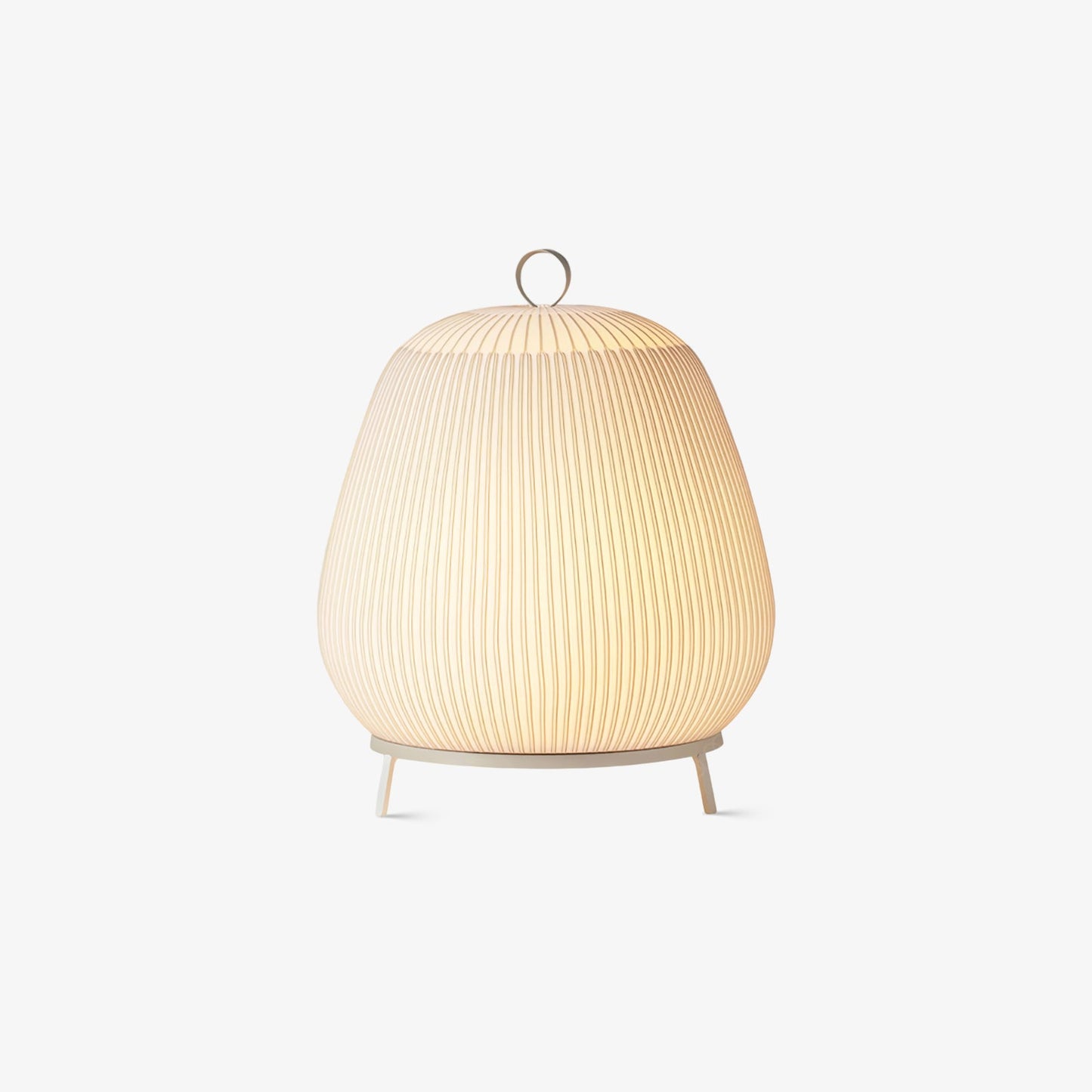 Lantern Knit Table Lamp | Fabric | White