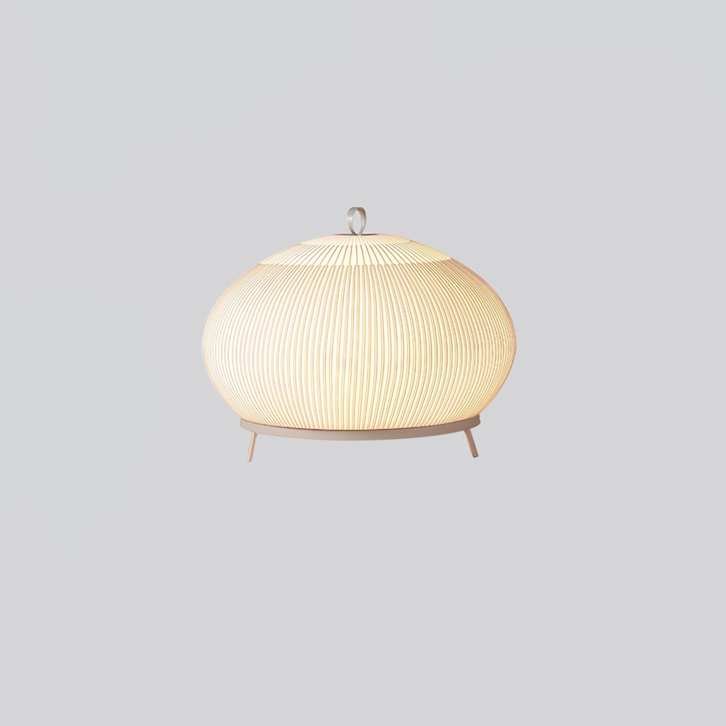 Lantern Knit Table Lamp | Fabric | White