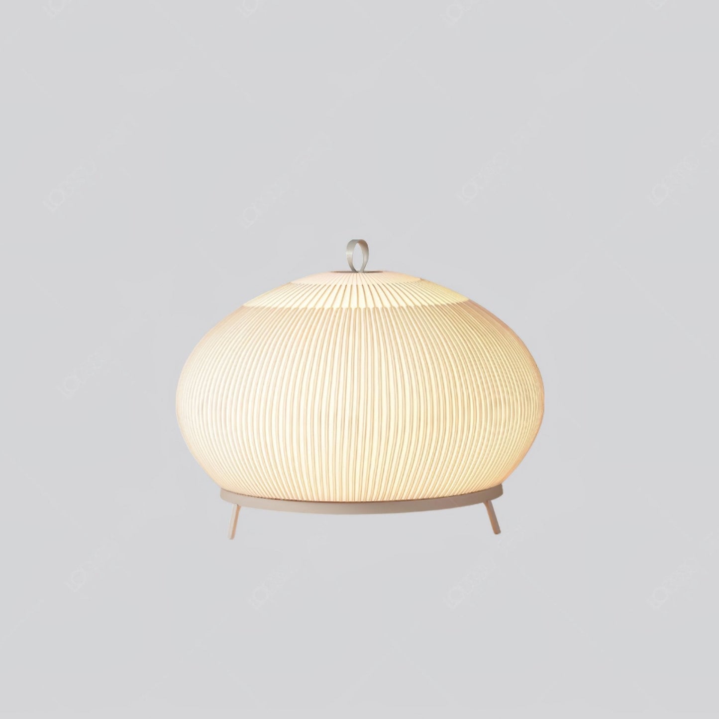 Lantern Knit Table Lamp | Fabric | White
