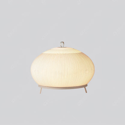 Lantern Knit Table Lamp | Fabric | White