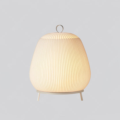 Lantern Knit Table Lamp | Fabric | White